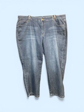 Women’s Plus Size Jeans | Westport | Size 18W | Dark Wash Boyfriend Jean